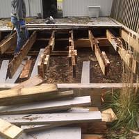 Demolition of Deck